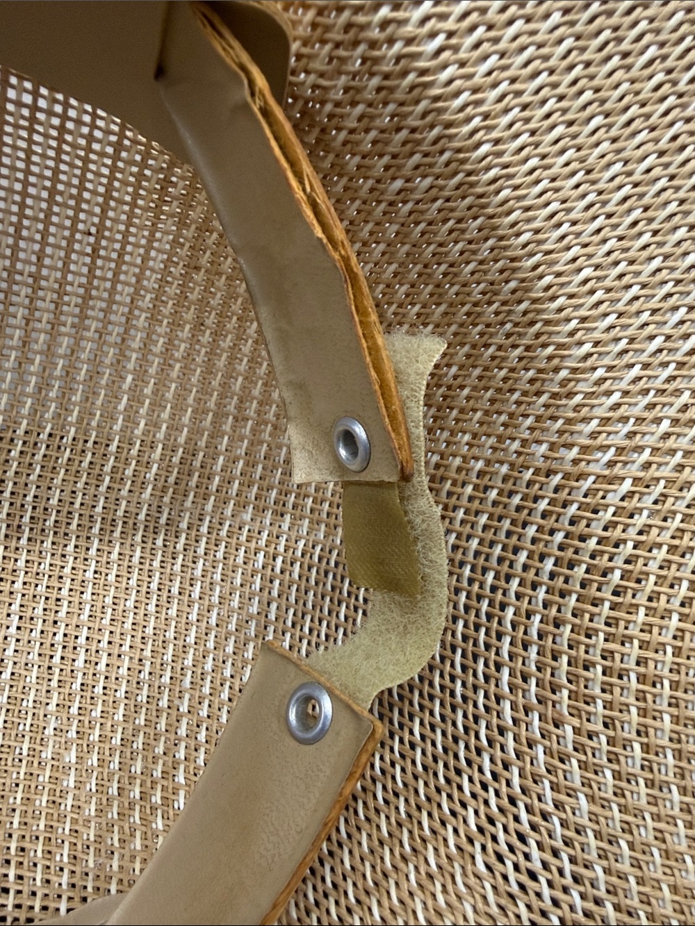Vintage Magill USA Woven Straw Sun Hat - Natural - Picture 6 of 7